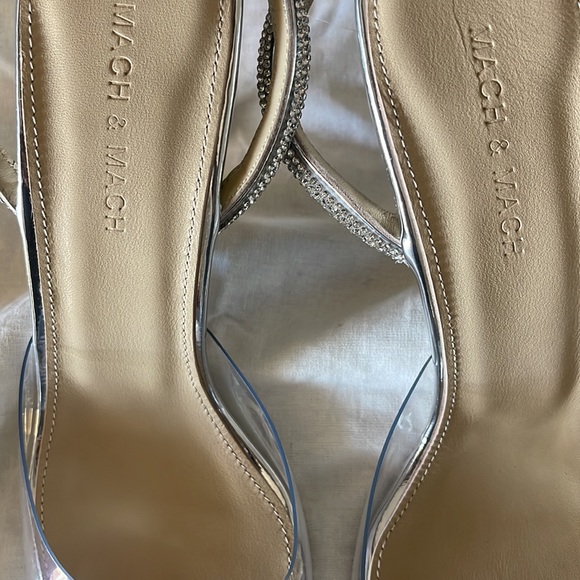 Mach & Mach Triple Heart Pointed Toe Heels - Picture 4 of 5